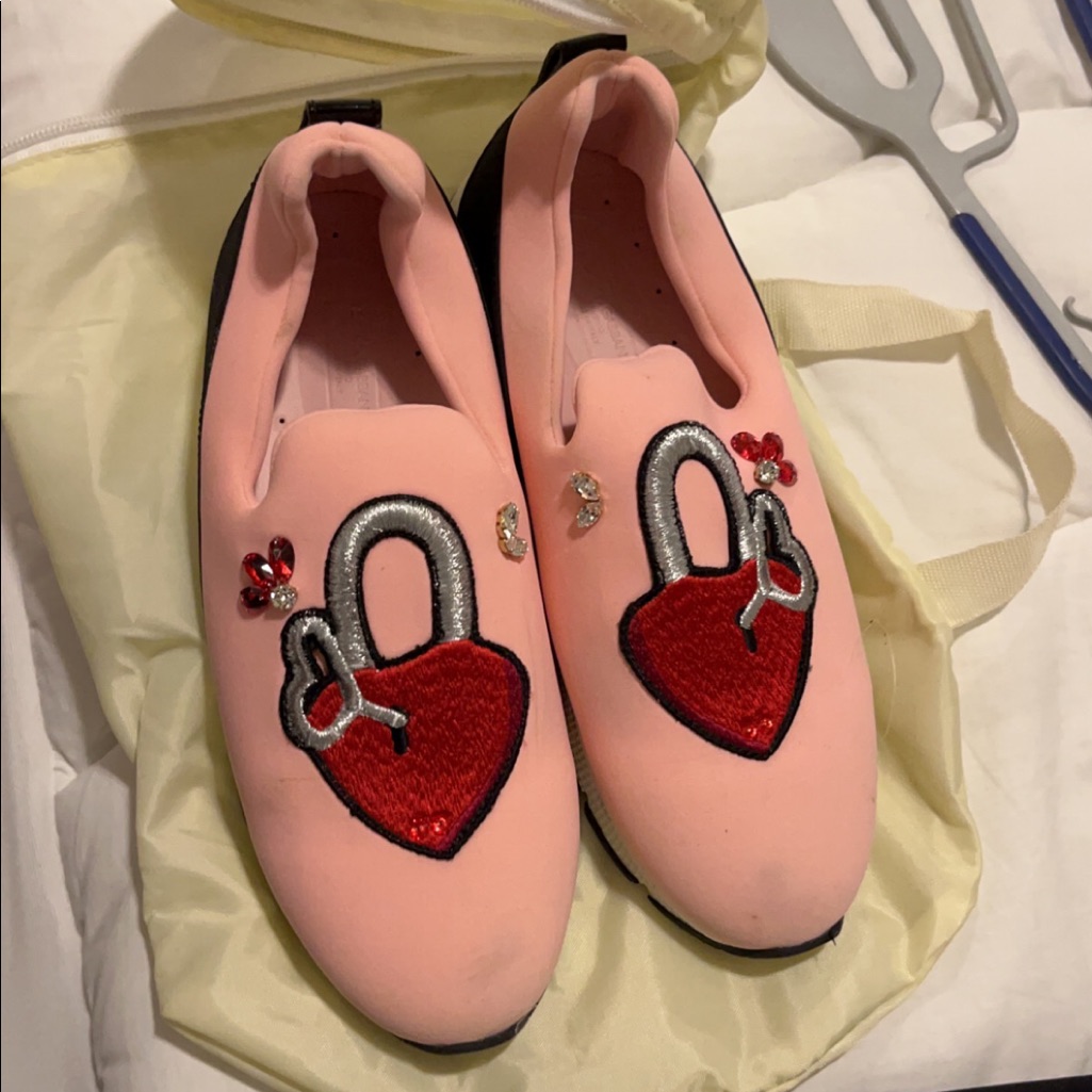 Dolce And Gabbana Pink Lockett Shoes